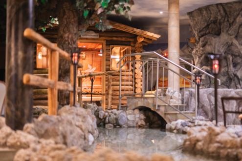 Idyllische Saunawelt im Alpenhof Filzmoos
