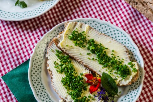 Bauernbrot mit Almbutter